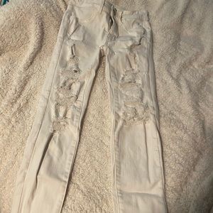 White American eagle jeans